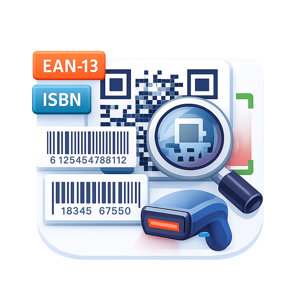 QR și decodor de coduri de bare online